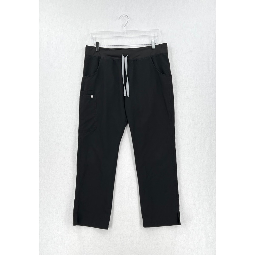 FIGS Kade Cargo Scrub Pants Womens Large Black Technical Collection Straight